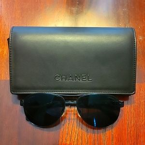 Authentic Chanel Aviator sunglasses